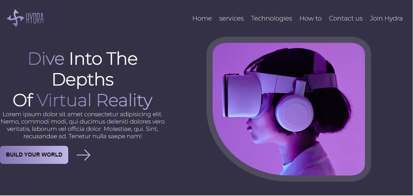 Hydra Landing Page